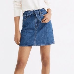 Madewell denim skirt